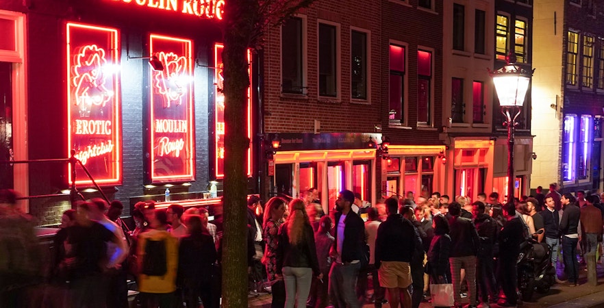 Wycieczki po dzielnicy czerwonych latarni w Amsterdamie