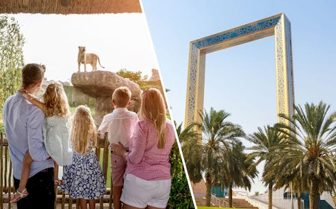 combo (réduction de 16 %) : parc safari de dubaï avec safari journey + dubai frame tickets-1