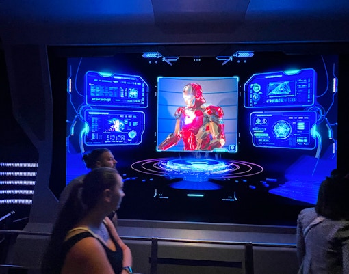 Hero Training Center at Disneyland Paris with costumed characters preparing for parades and shows.