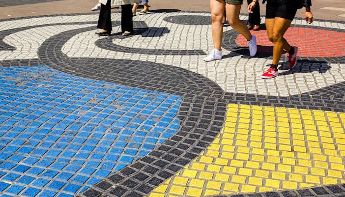 Joan Miro Foundation Mosaic Garden