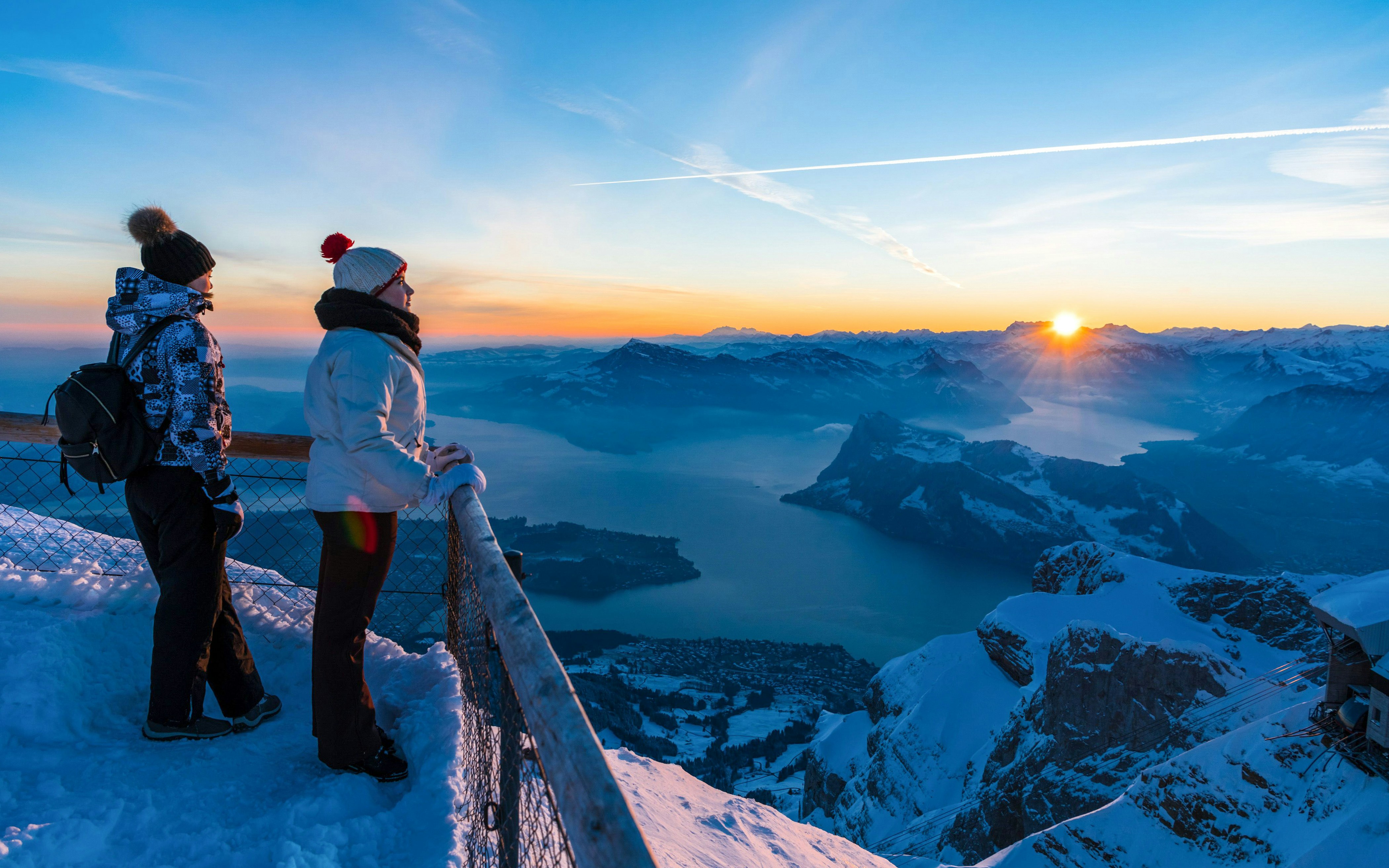 Tomlishorn ridge trail on Mount Pilatus