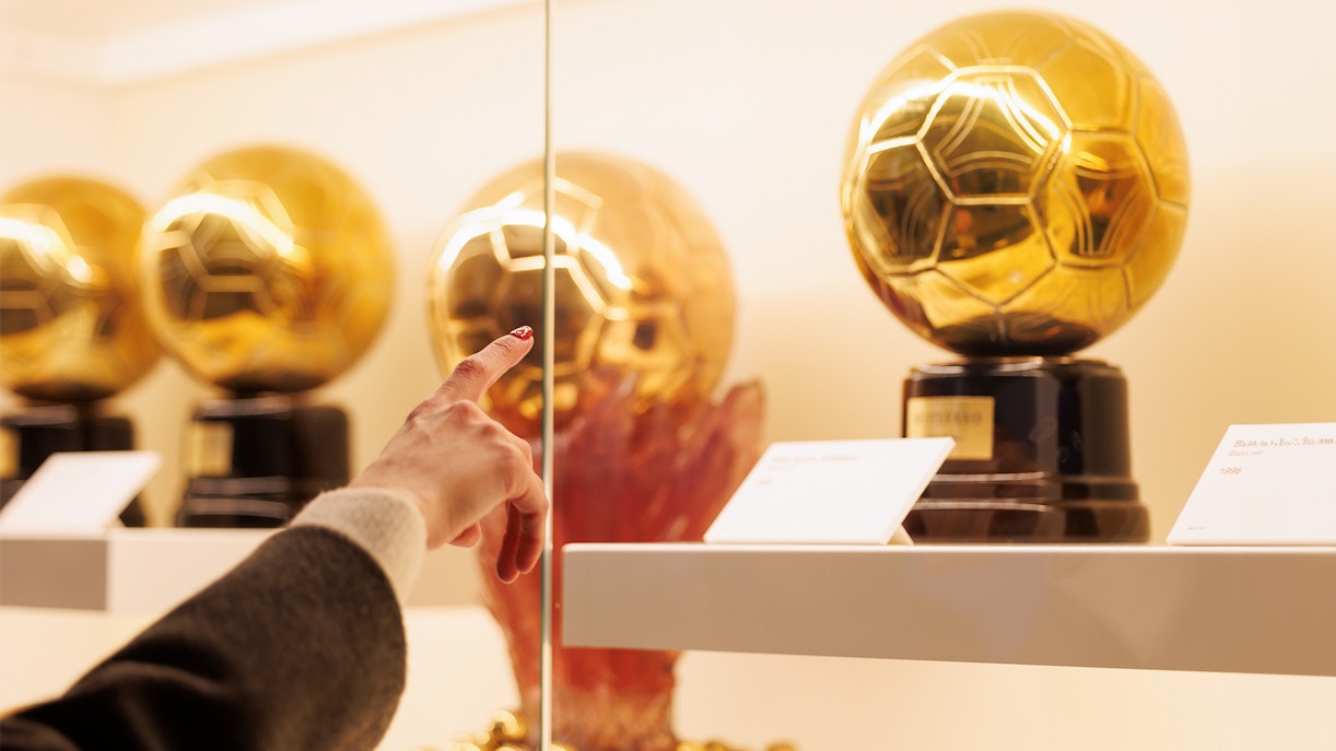 Tourists exploring the iconic Santiago Bernabéu Stadium in Madrid, Spain with direct entry tickets