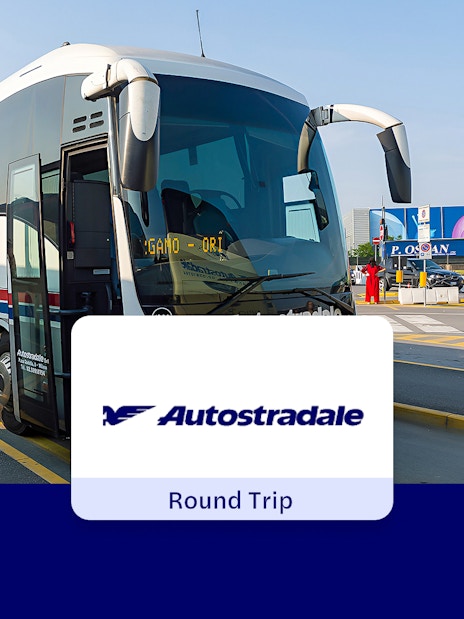 Shuttle bus for Autostradale Airport Express at Milan Linate Airport.