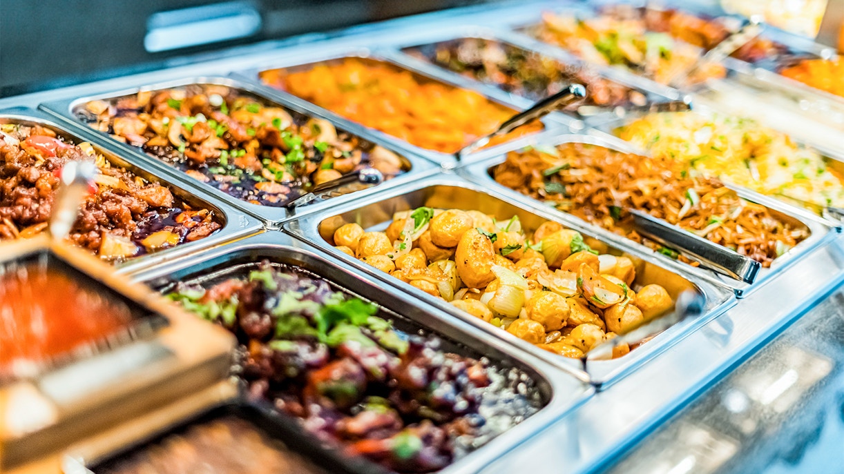 Thai buffet with unlimited drinks