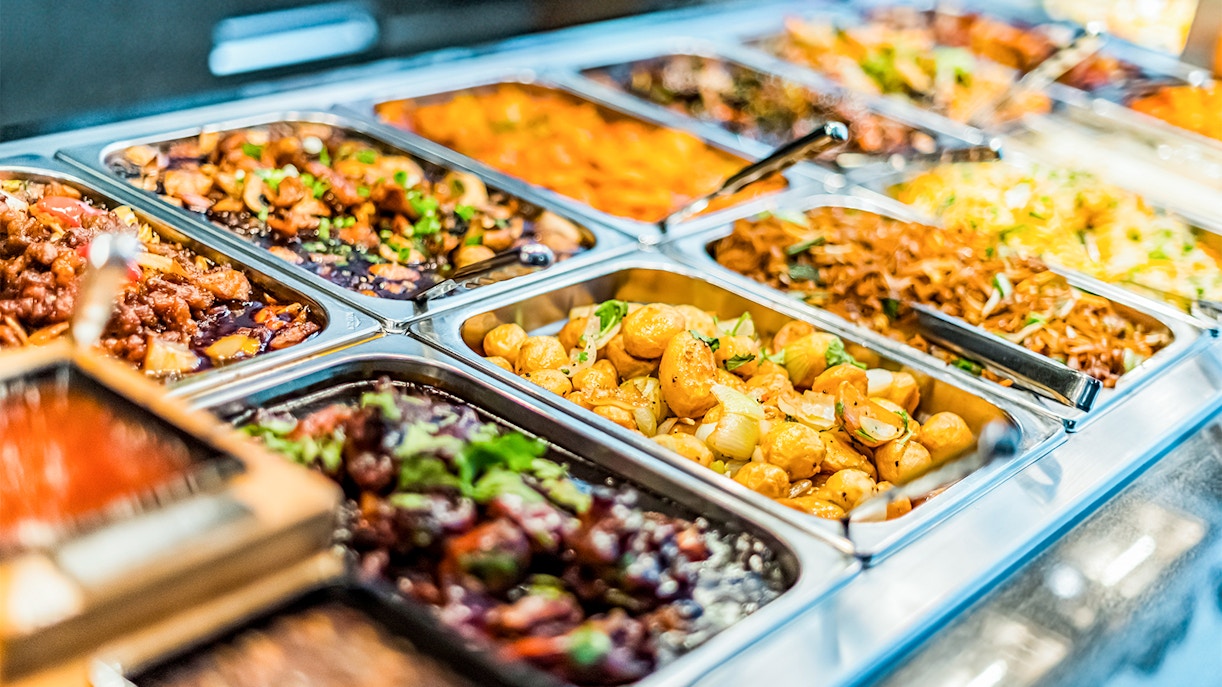 Thai buffet with unlimited drinks