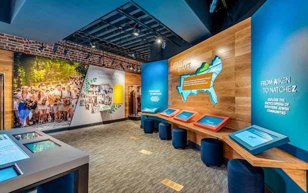 Interactive exhibit at the Museum of the Southern Jewish Experience in New Orleans.