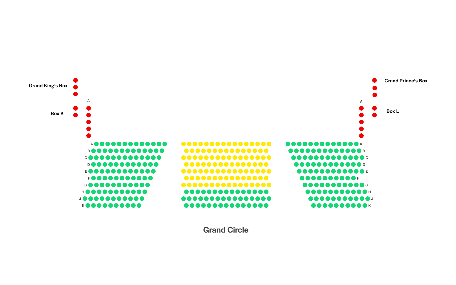 Theatre Royal Drury Lane Grand Circle