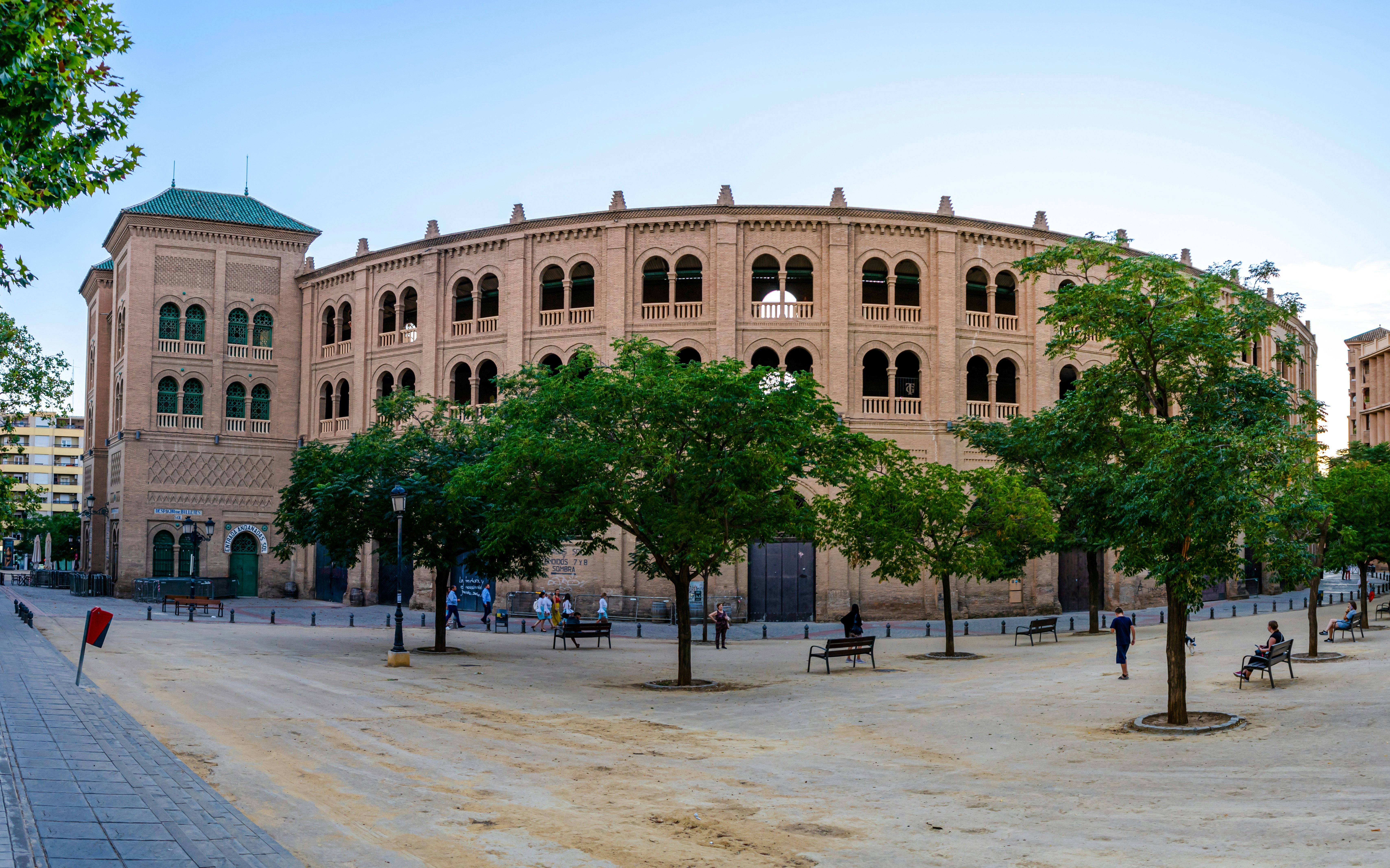 Square of Bullring (Plaza de Toros) in Granada