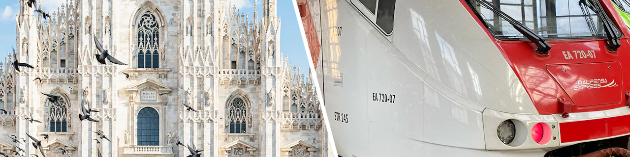 Biglietto combinato: Malpensa Express sola andata + Cattedrale, Museo e terrazze del Duomo di Milano