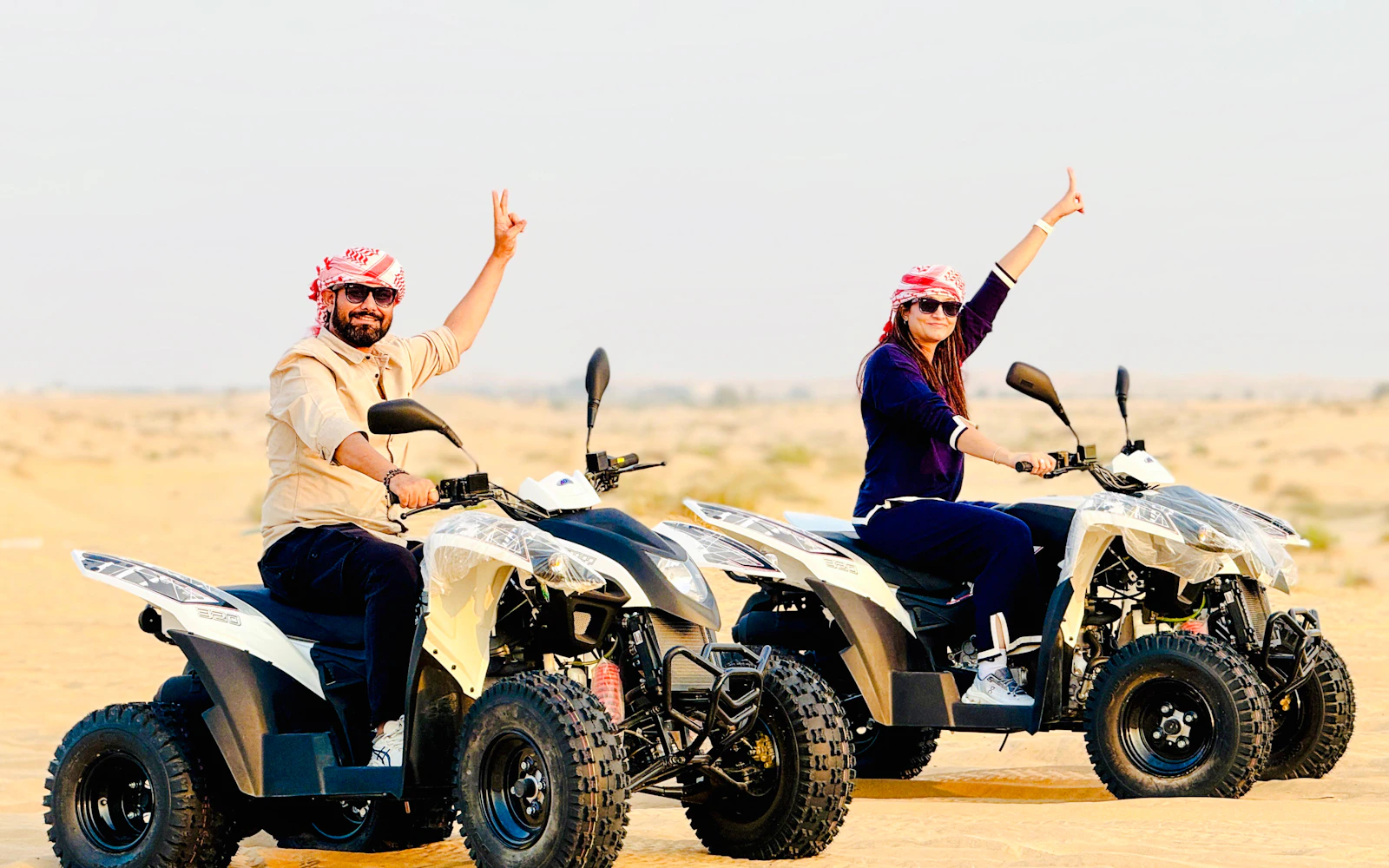 Abu Dhabi Desert Safari With 30 Mins Quad Bike Ride