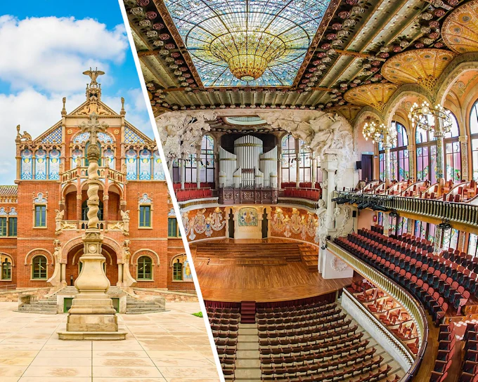 Combo: Recinte Modernista Sant Pau + Palau de la Música Catalana Tickets