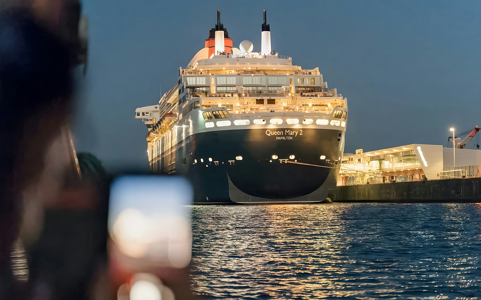Grand Evening Lights Cruise in river Elbe Germany