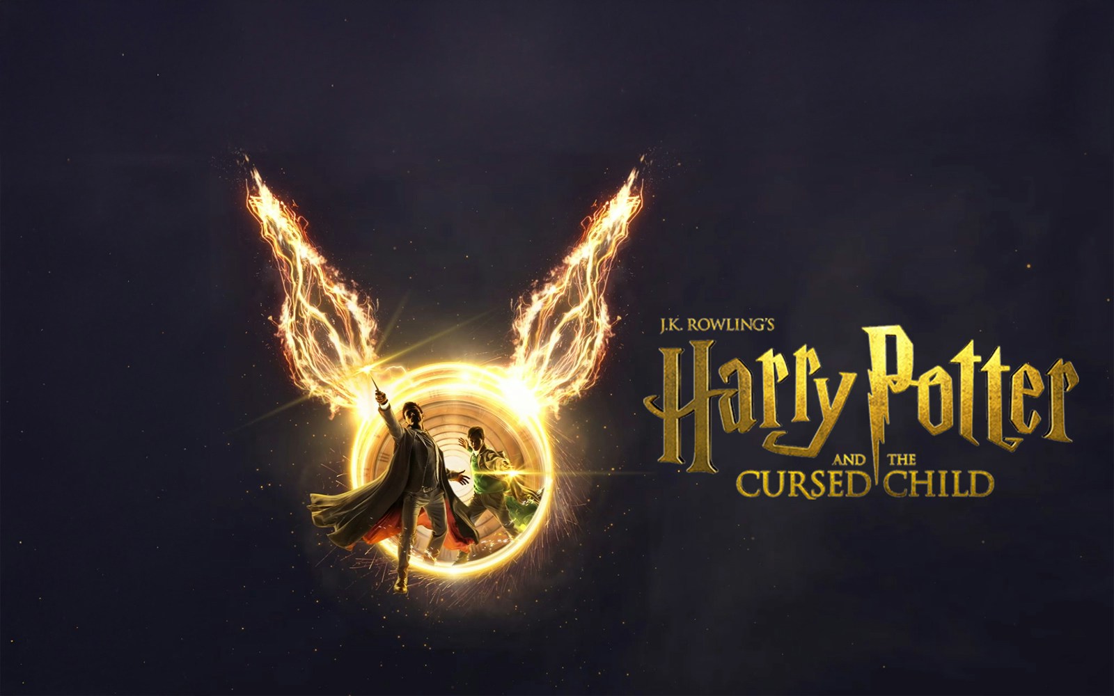 Harry Potter and the Cursed Child stage performance at London's Palace Theatre.