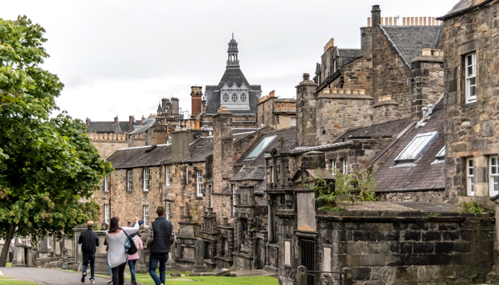 View of Alnwick Castle from Lion Bridge