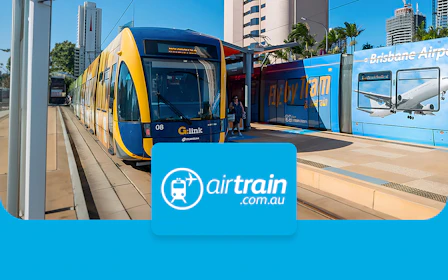 Airtrain Round-Trip Tickets: Brisbane Airport to/from Brisbane Altandi Train Station