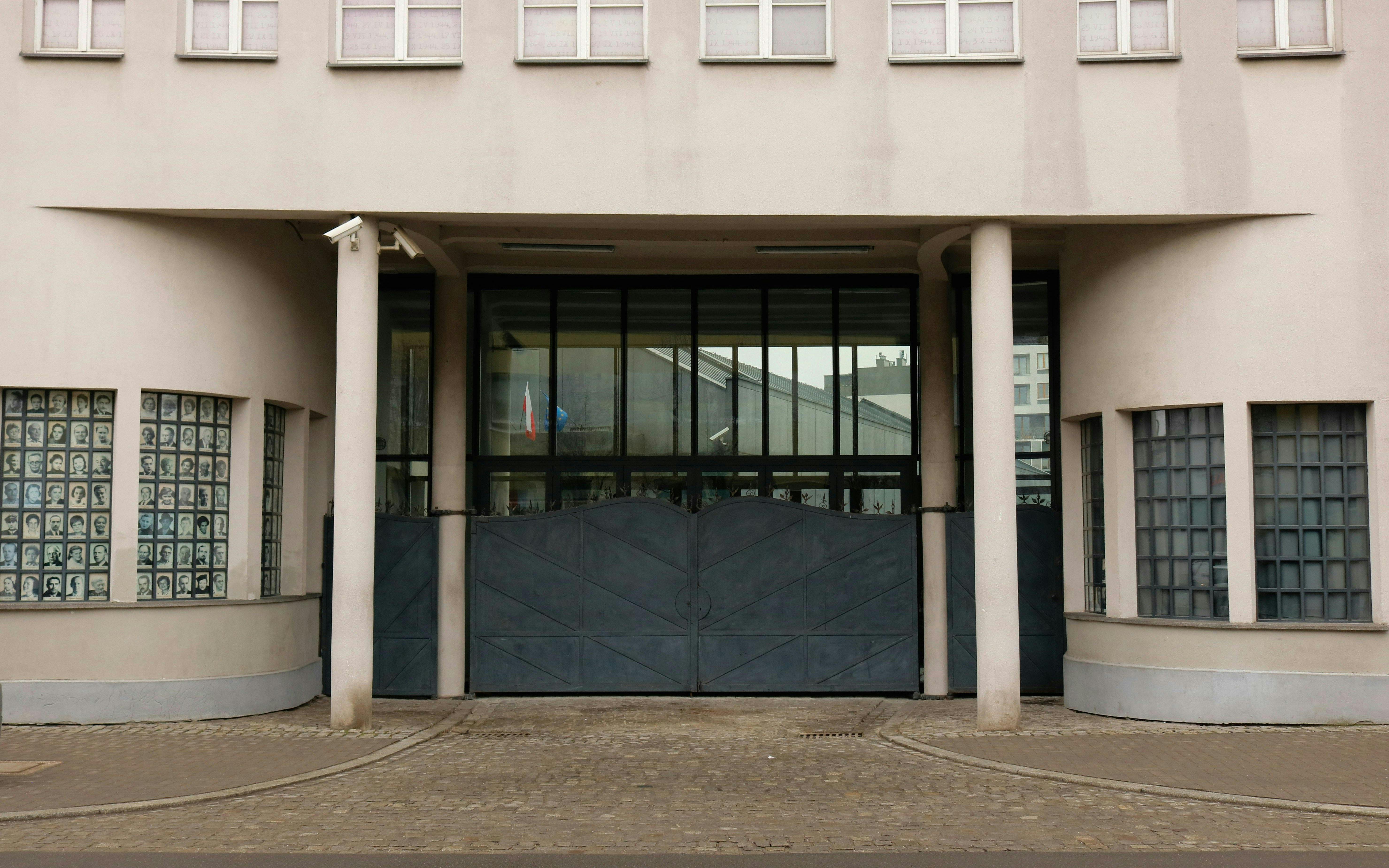 Entrance of Oskar Schindler's Factory Museum in Krakow, Poland.