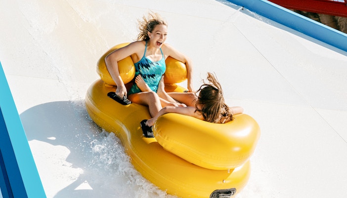 Kamikaze slide at WetβnβWild Waterpark, Gold Coast