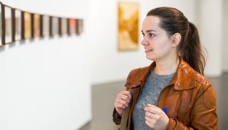 Woman Aflame at Moco Museum, Barcelona