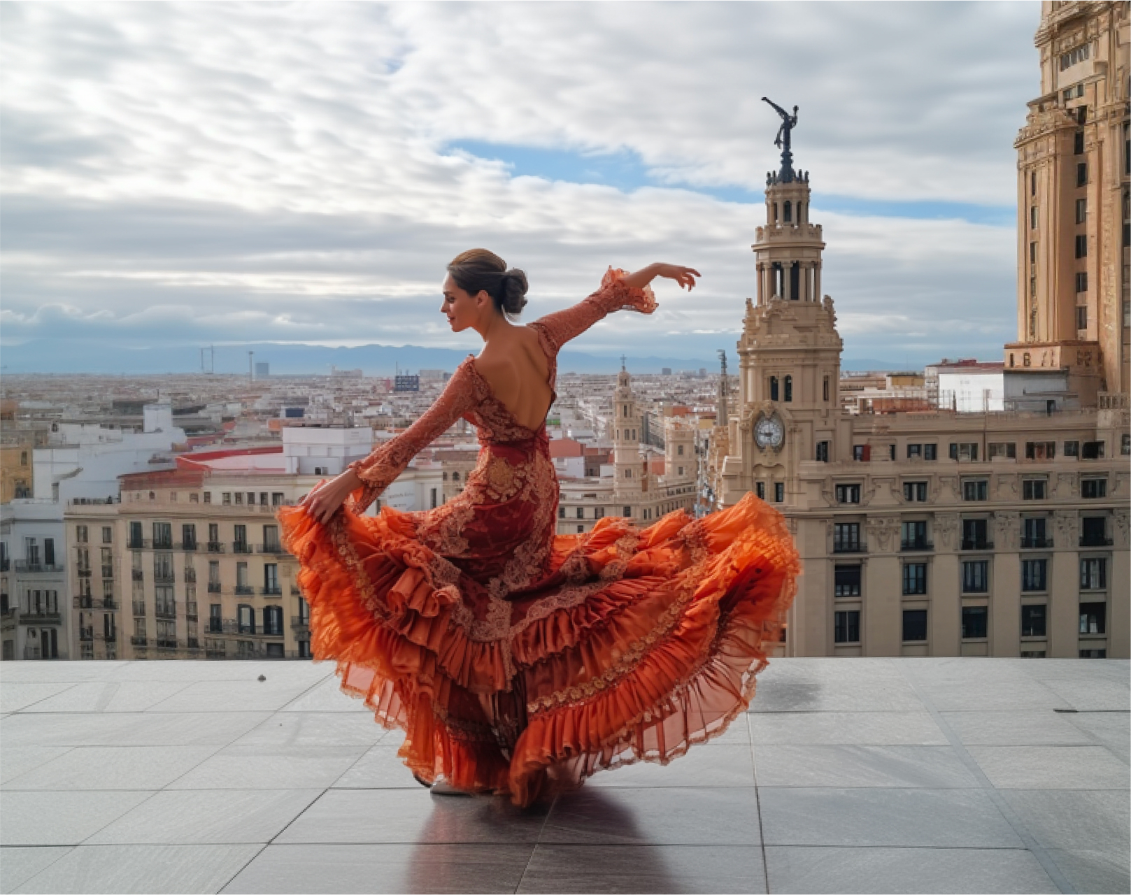 Flamenco dancer barcelona