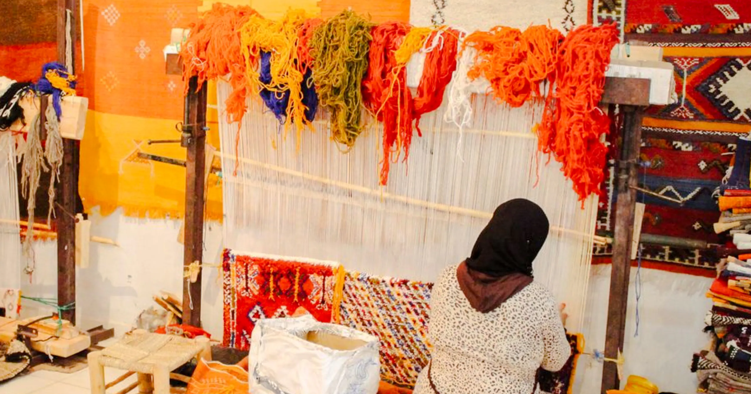marrakesh traditional berber weaving workshop-1