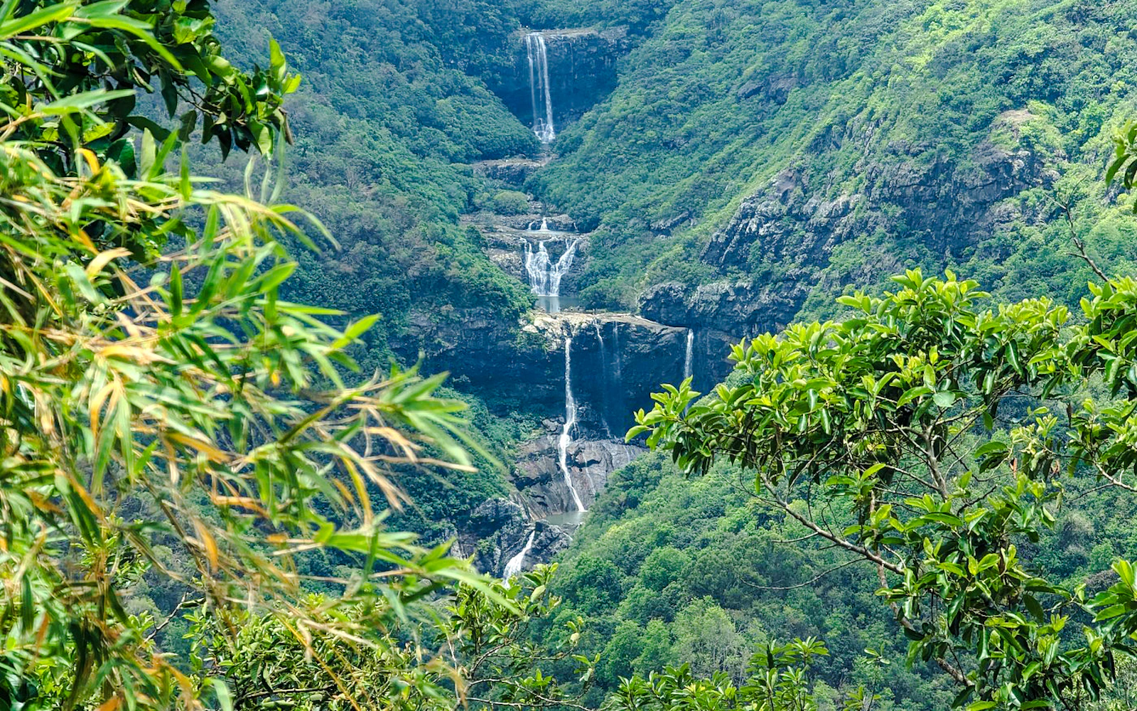 Private Tamarind Falls 7 Cascades Guided Hike and Southwest Mauritius Tour with Lunch