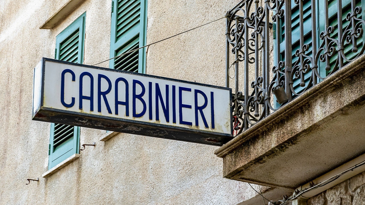 Carabinieri, Italian police station, Erice