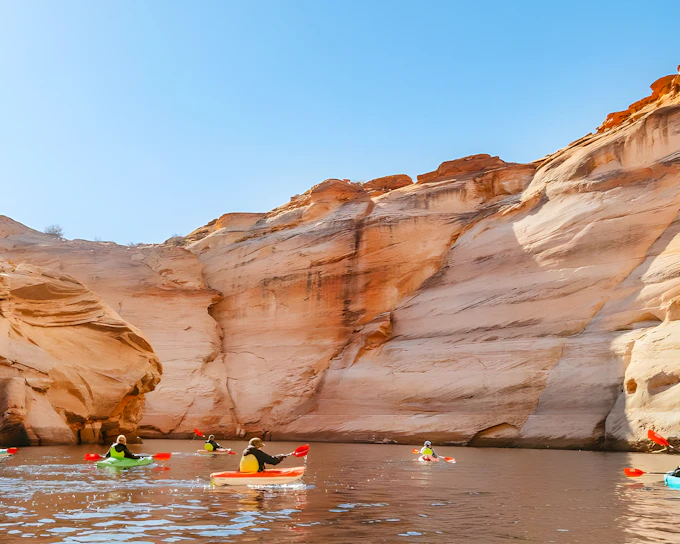 From Page: Lake Powell Kayak & Water Antelope Canyon Guided Tour