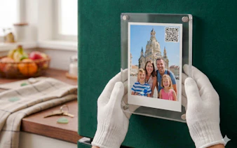 dresda, neumarkt – ședință foto privată de 15 minute pentru portret, cu magnet foto personalizat și acces la videoclip prin cod qr-1