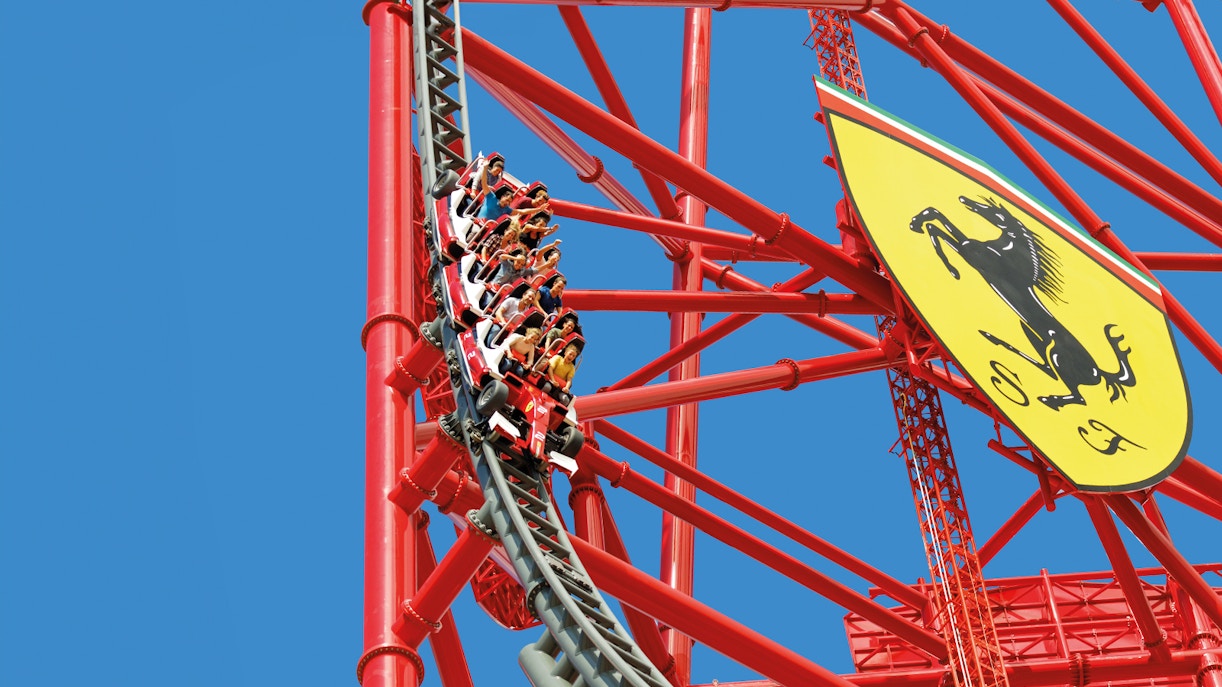 red force ride at ferrari land