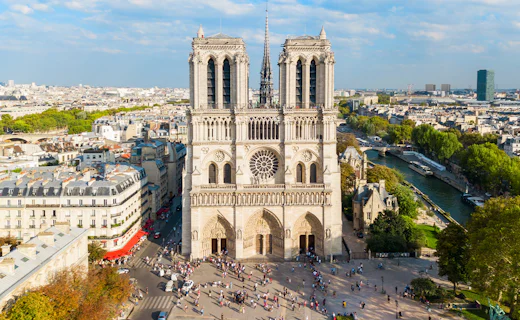 Visite guidée de l'extérieur de Notre-Dame avec entrée gratuite
