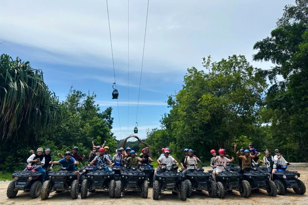 sky atv ride at mount machinchang, langkawi skycab-1