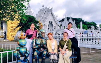chiang rai: white temple, blue temple, black house & golden triangle guided tour with hotel transfers-1