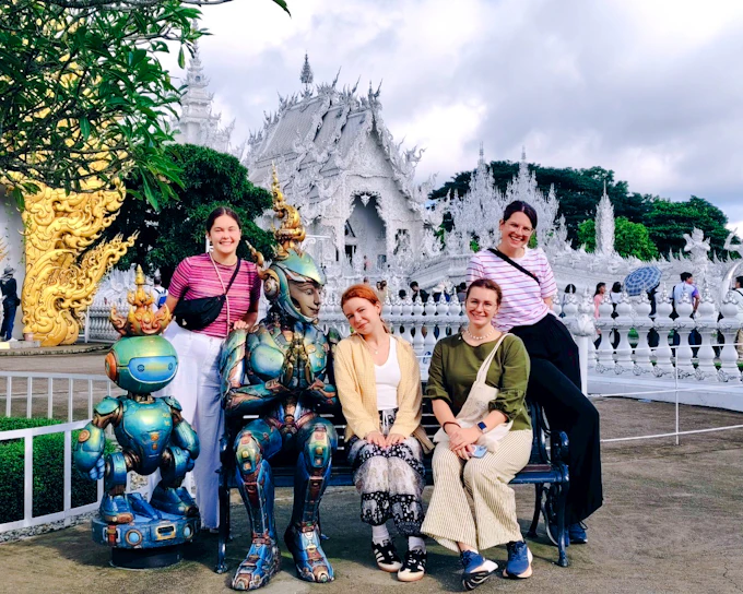 Chiang Rai: White Temple, Blue Temple, Black House & Golden Triangle Guided Tour with Hotel Transfers