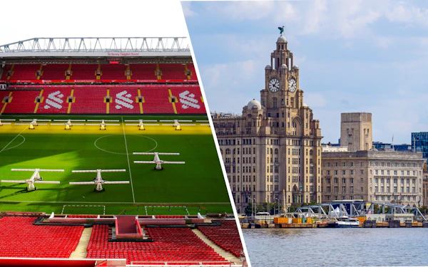 Combo: Liverpool FC Stadium Tour + Royal Liver Building 360° Tour