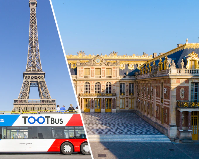Tootbus: Paris Hop-on Hop-off Bus Tour with Versailles Palace Tickets