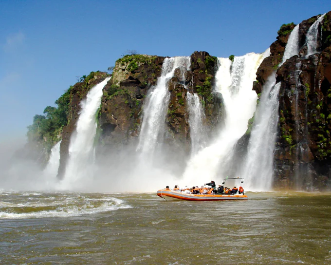 Brazilian Iguazu Falls Tour with Macuco Safari Boat Ride and AquaFoz Aquarium Tickets (Product 55802)