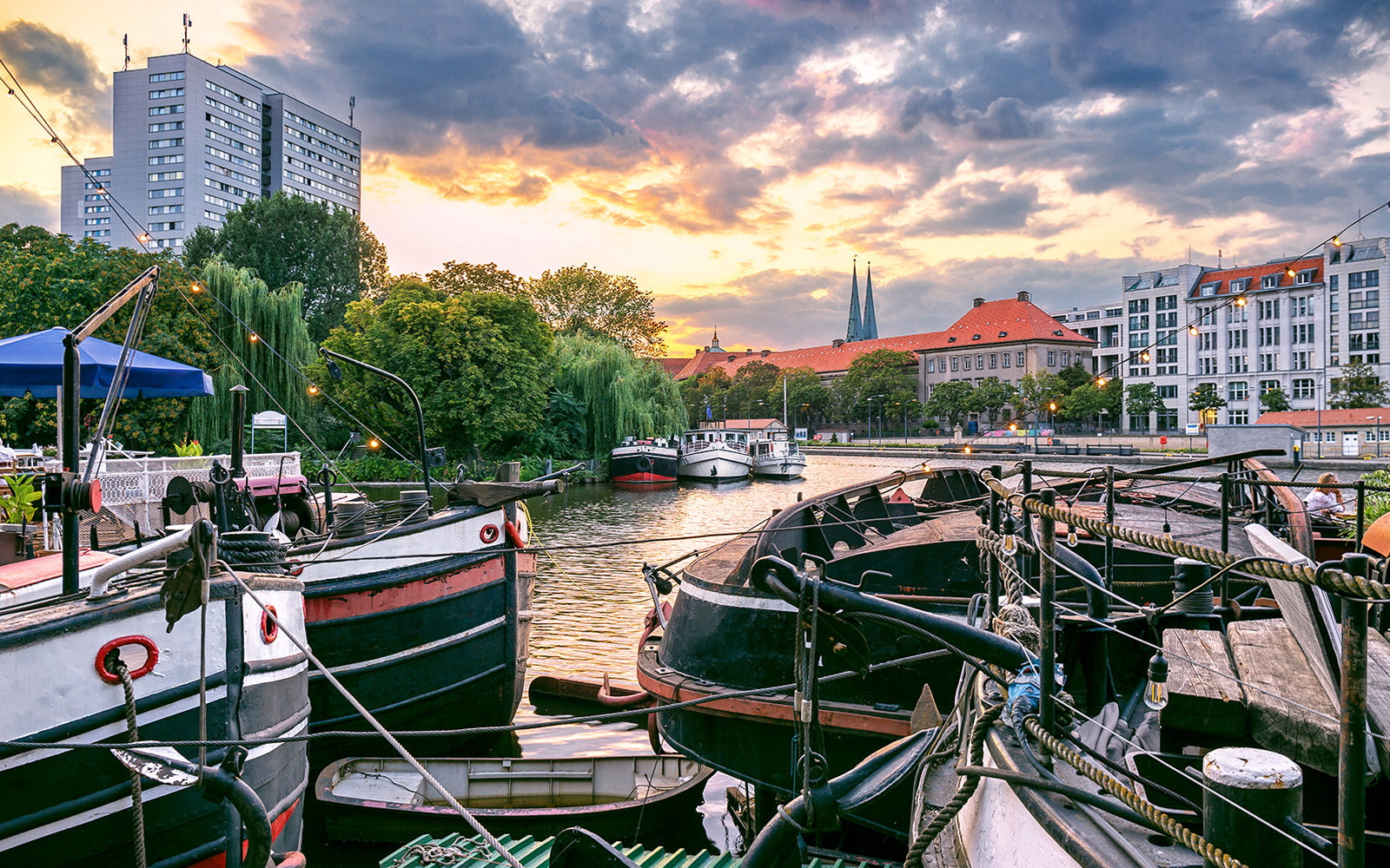 Historic Harbor on Fischerinsel