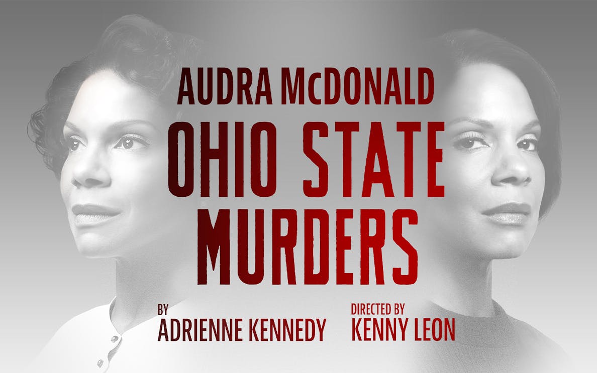 Ohio State Murders poster featuring text and a woman's face.