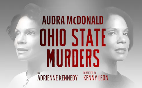 Ohio State Murders poster featuring text and a woman's face.