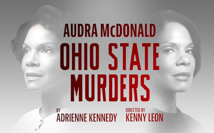 Ohio State Murders poster featuring text and a woman's face.