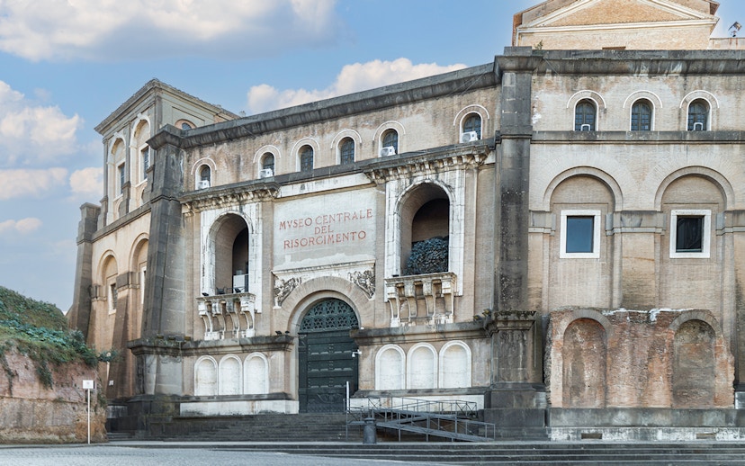 Risorgimento Museum facade in Rome, Italy, showcasing historical architecture.