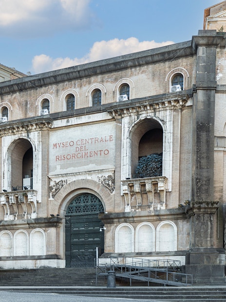 Risorgimento Museum facade in Rome, Italy, showcasing historical architecture.