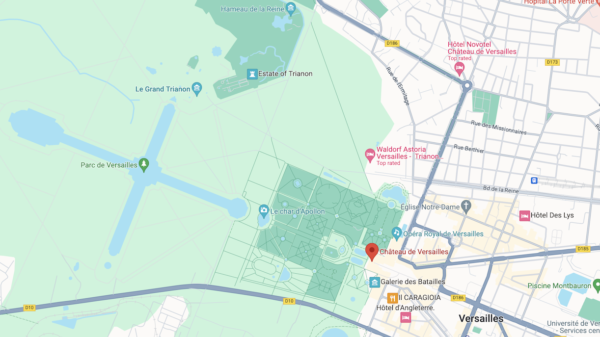 Versailles Map