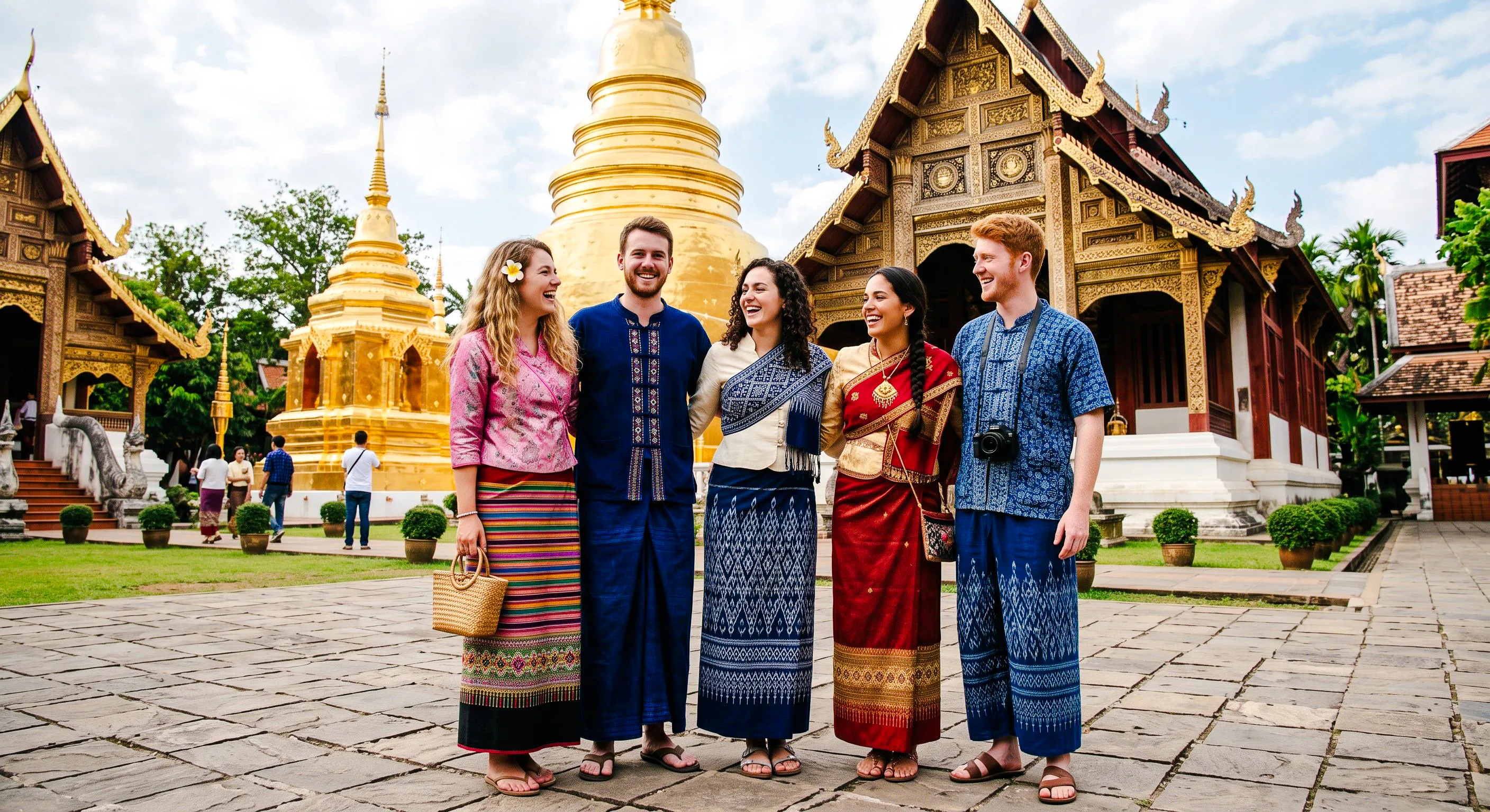 chiang mai thai costume photoshoot at wat phra singh-1