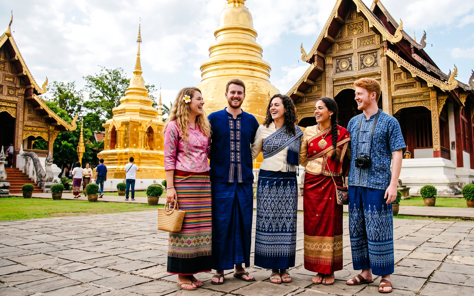 Chiang Mai Wat Phra Singh Small-Group Guided Tour with Thai Costume Rental