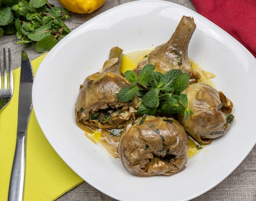 Artichokes alla Romana