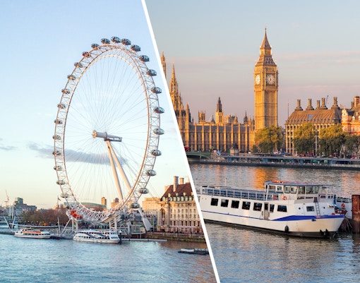 London Eye Thames River combo
