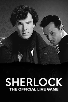 Sherlock Holmes-themed escape room with clues and puzzles for 4 to 6 players in London.