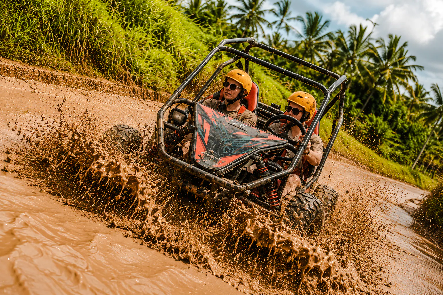 bali atv buggy, rafting or tubing with lunch and coffee farm visit-2