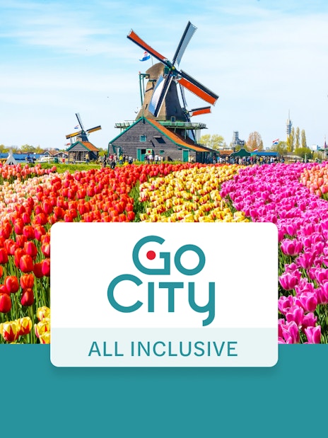Tulip fields and windmills in Amsterdam with Go City All-Inclusive Pass.